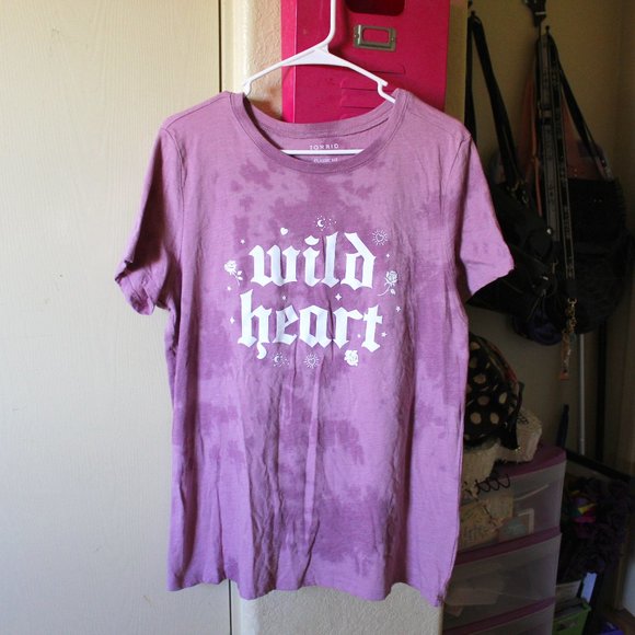 TORRID WILD HEART CLASSIC TRIBLEND TIE-DYE TEE - Picture 2 of 6